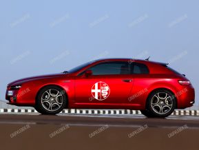 Alfa Romeo Giulietta AUFKLEBER Einstiegsleisten 4 Türen geharzt