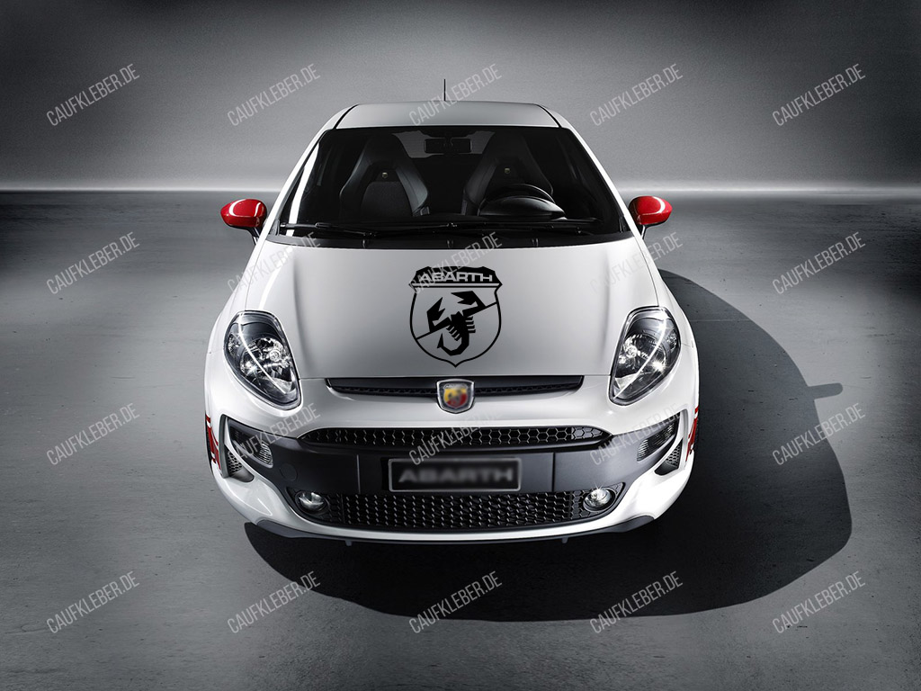 Fiat Abarth Aufkleber für Motorhaube 